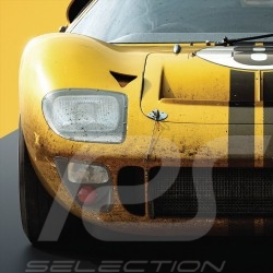 Ford GT40 XGT-1 Poster 24h Le Mans 1966 Collector's Edition