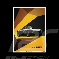 Shelby-Ford AC Cobra MK II Poster Schwarz Limited Edition