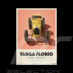Bugatti T35 Poster Targa Florio 1928 Limited Edition