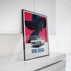 Poster Maserati 3500 GT 1957 Dama Bianca
