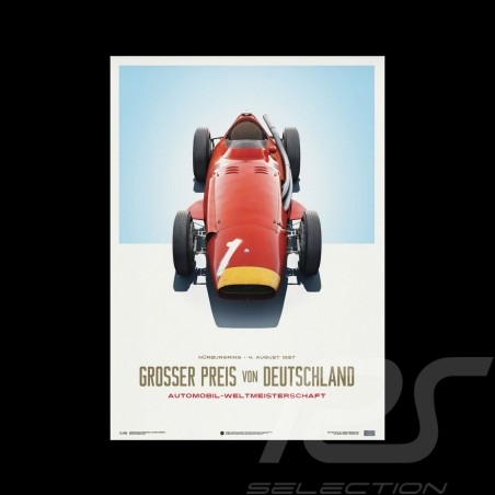 Póster Juan Manuel Fangio...