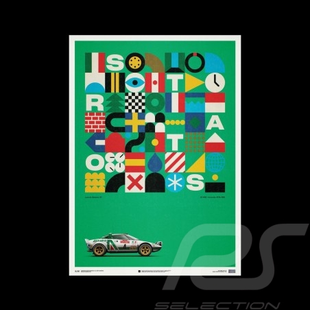 Póster Lancia Stratos HF...