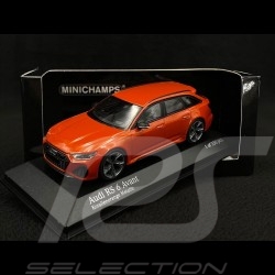 Audi RS6 Avant 2019 Metallic Orange 1/43 Minichamps 410018014
