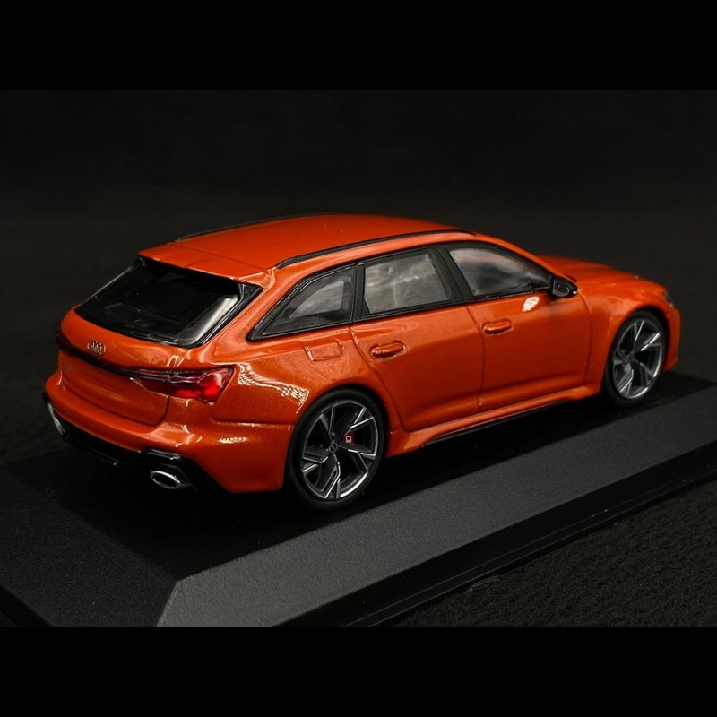 Audi RS6 Avant 2019 Metallic Orange 1/43 Minichamps 410018014