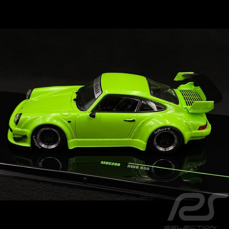 Porsche 911 type 930 RWB Rauh-Welt Begriff Vert Lumière 1/43 IXO Models MOC208