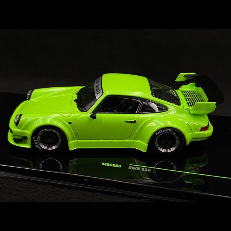 Porsche 911 type 930 RWB Rauh-Welt Begriff Light Green 1/43 IXO