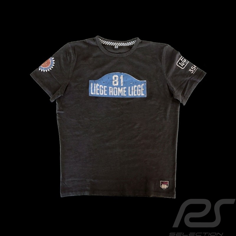 T-shirt Porsche 356 SL n° 81 Liège-Rome-Liège 1952 carbone - homme