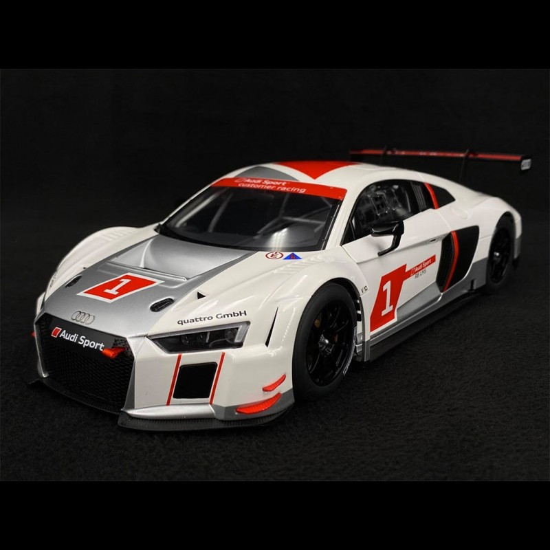 Audi R8 LMS FIA GT3 n°1 Presentation 2016 White 1/18 Autoart 81600