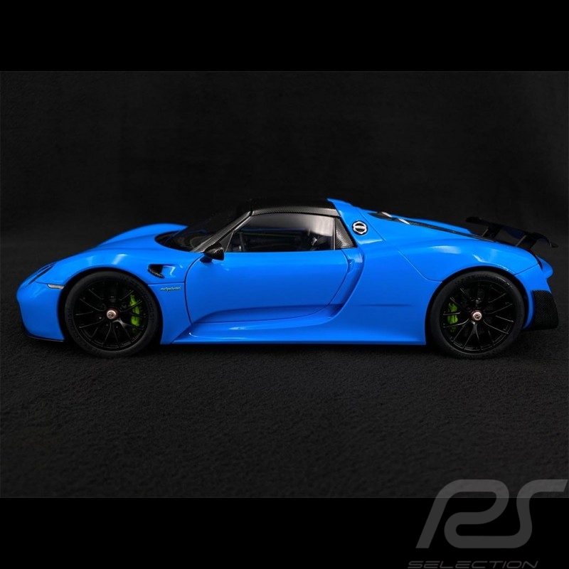 Porsche 918 Spyder 2013 Rivierablau 1/18 Autoart 77924