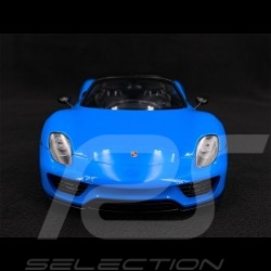 Porsche 918 Spyder 2013 Bleu Riviera 1/18 Autoart 77924