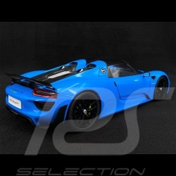 Porsche 918 Spyder 2013 Bleu Riviera 1/18 Autoart 77924