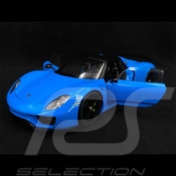 Porsche 918 Spyder 2013 Bleu Riviera 1/18 Autoart 77924