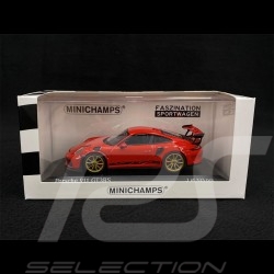 Porsche 911 GT3 RS Type 991 2018 Guards Red 1/43 Minichamps 413067069