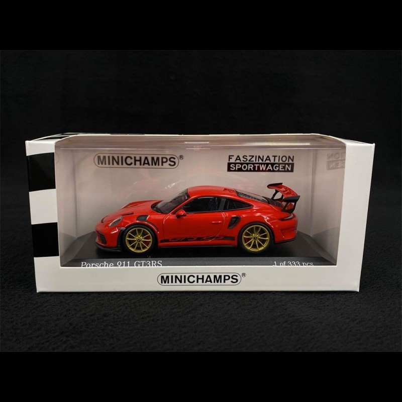 Porsche 911 GT3 RS Type 991 2018 Guards Red 1/43 Minichamps 413067069