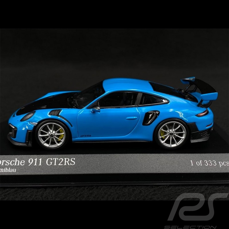Porsche 911 GT3 RS Type 991 2018 Miami Blue 1/43 Minichamps 413067275