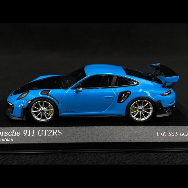 Porsche 911 GT2 RS Type 991 2018 Miami Blue 1/43 Minichamps