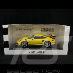 Porsche 911 GT3 RS Type 991 2018 Jaune Racing 1/43 Minichamps 413067050