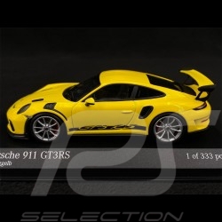 Porsche 911 GT3 RS Type 991 2018 Jaune Racing 1/43 Minichamps 413067050