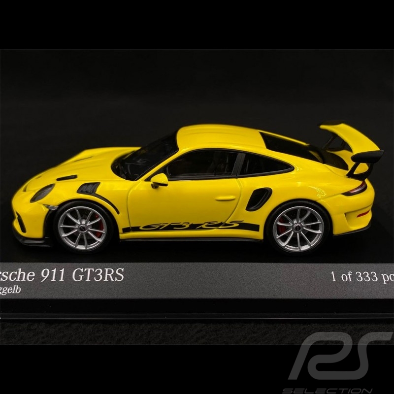 Porsche 911 GT3 RS Type 991 2018 Jaune Racing 1/43 Minichamps 413067050