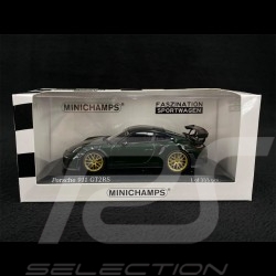 Porsche 911 GT2 RS Type 991 2018 British Racing Green 1/43 Minichamps 413067286