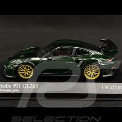 Porsche 911 GT2 RS Type 991 2018 British Racing Green 1/43 Minichamps 413067286