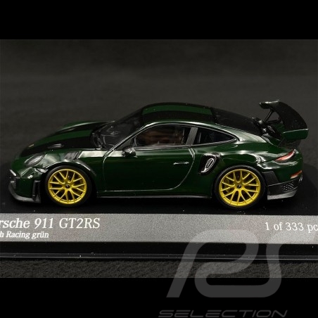 Porsche 911 GT2 RS Type 991 2018 British Racing Green 1/43 Minichamps 413067286