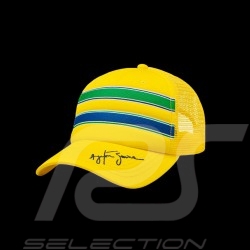 Casquette Ayrton Senna Jaune / Vert / Bleu 701218229-100
