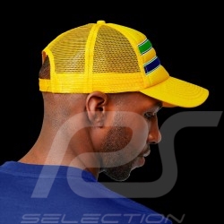 Cap Ayrton Senna Yellow / Green / Blue 701218229-100