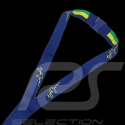 Porte-clés Ayrton Senna Tour de cou Bleu 701218231-001