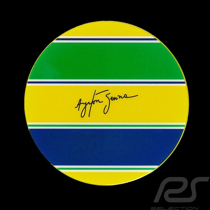 Magnet Ayrton Senna Gelb / Blau / Grün 701218233-001 Magnet Ayrton Senna Gelb / Blau / Grün 701218233-001
