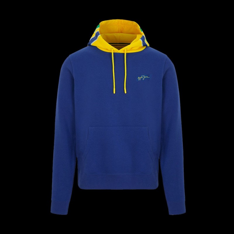 Ayrton ayrton-senna-hoodie-navy-blue-