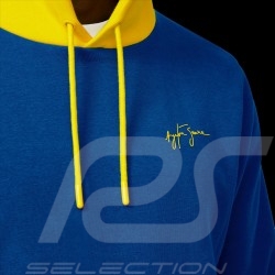 Sweatshirt Ayrton Senna hoodie à capuche bleu marine 701218234-001 - homme