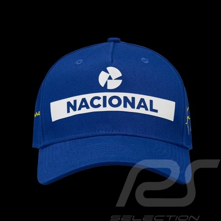 Cap Ayrton Senna Nacional Modern Navy 701218236-001