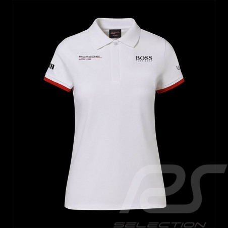 Porsche Motorsport Hugo Boss Polo shirt white WAP431L0MS - women