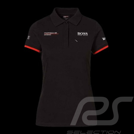 Porsche Motorsport Hugo Boss Polo shirt black WAP434L0MS - women