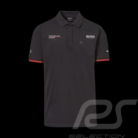 Porsche Polo Motorsport Hugo Boss shirt black WAP432L0MS - men