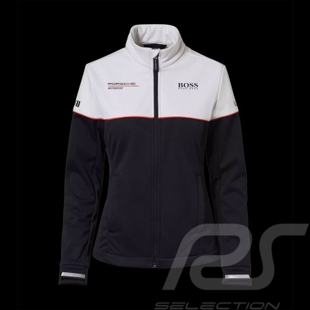 Porsche Motorsport Hugo Boss Softshell Jacket black / white WAP436L0MS - women