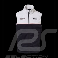 Veste Porsche Hugo Boss Motorsport Softshell sans manches noir / blanc WAP437LOMS - mixte