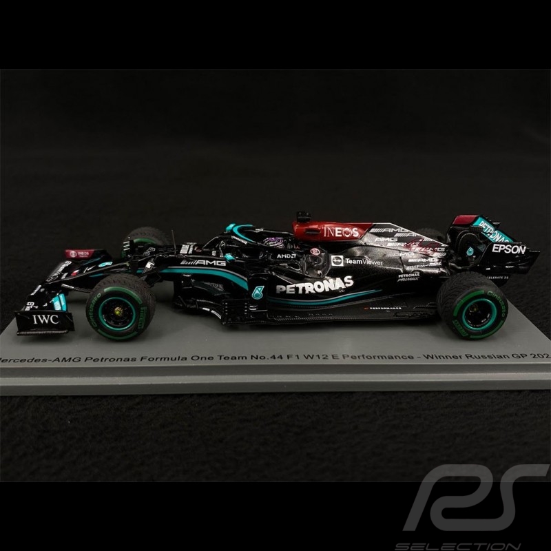 Lewis Hamilton Mercedes-AMG F1 W12E n°44 Vainqueur GP Russie 2021 1/43 Spark S7695