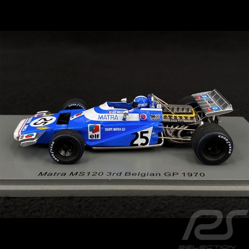 JP Beltoise Matra MS120 n°25 3rd GP Belgium 1970 1/43 Spark S4325