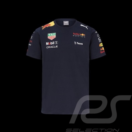 T-Shirt RedBull Racing Verstappen Pérez Puma Bleu 701219144-001