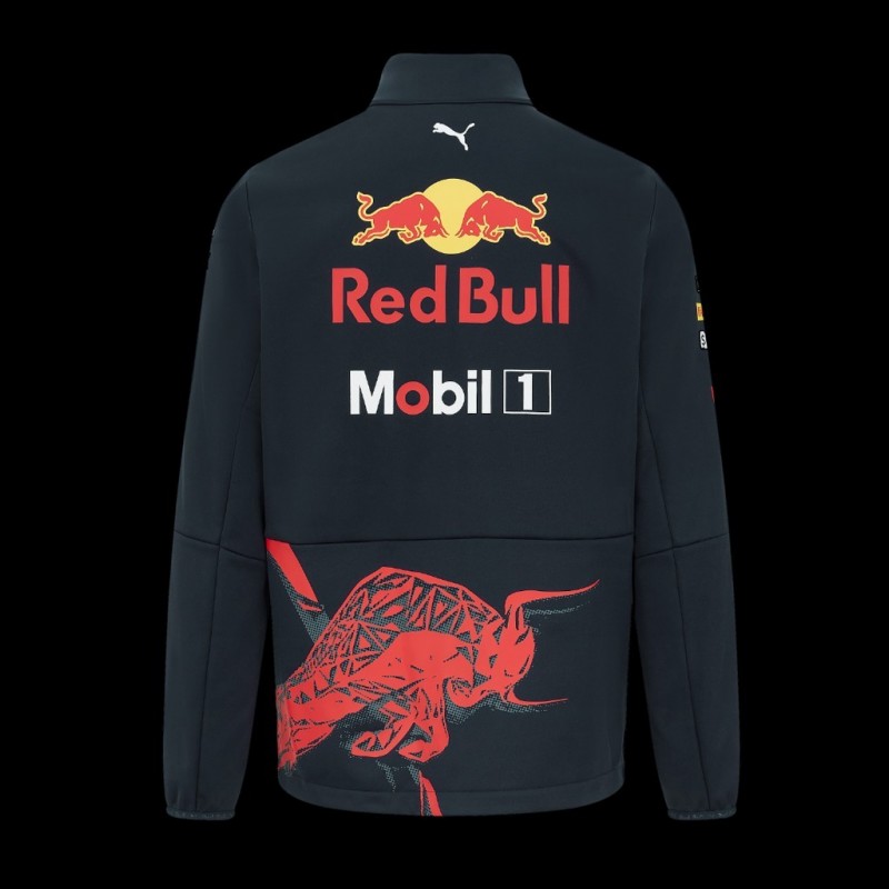 Veste Red Bull Racing F1 Verstappen P rez Puma Tag Heuer Bleu Marine