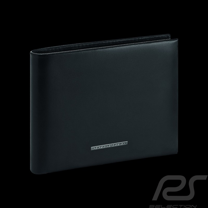 Portefeuille Porsche Design Porte-cartes Cuir Noir Billfold 3 4056487000800