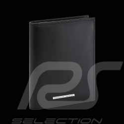 Geldbörse Porsche Design Kompakte Brieftasche Leder Schwarz Classic Billfold 6 4056487000817