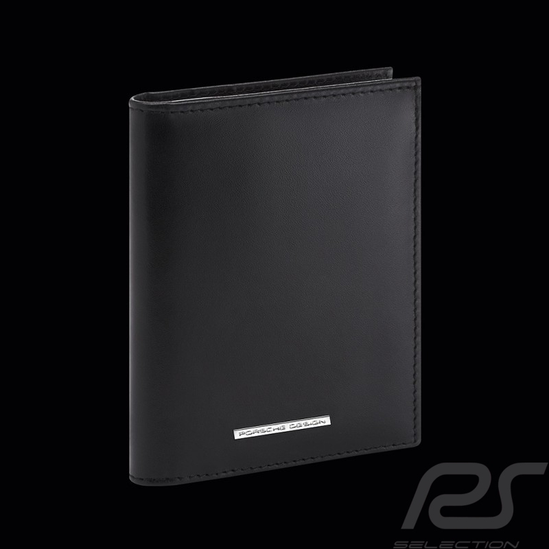 Porsche Design Compact Wallet Leather Black Classic Billfold 6 4056487000817