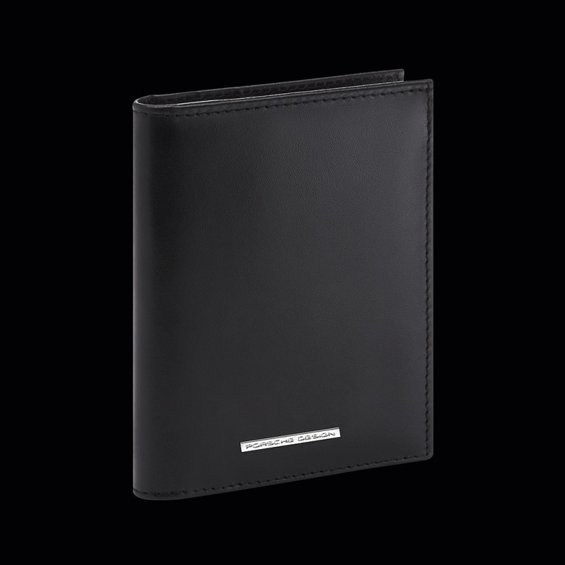 Porsche Design Compact Wallet Leather Black Classic Billfold 6