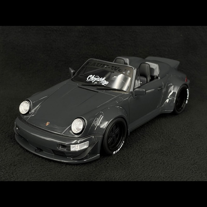 GT Spirit Porsche 911 993 RWB (kit carrosserie jaune Nohra) à l'échelle
