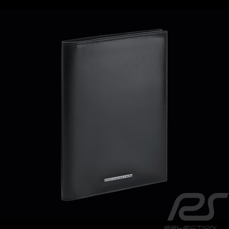Porsche Design Reisepass-Hülle Leder Schwarz Classic Passport Holder 4056487001371