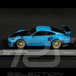 Porsche 911 GT2 RS Type 991.2 2018 Miami Blue 1/43 Minichamps 413067274