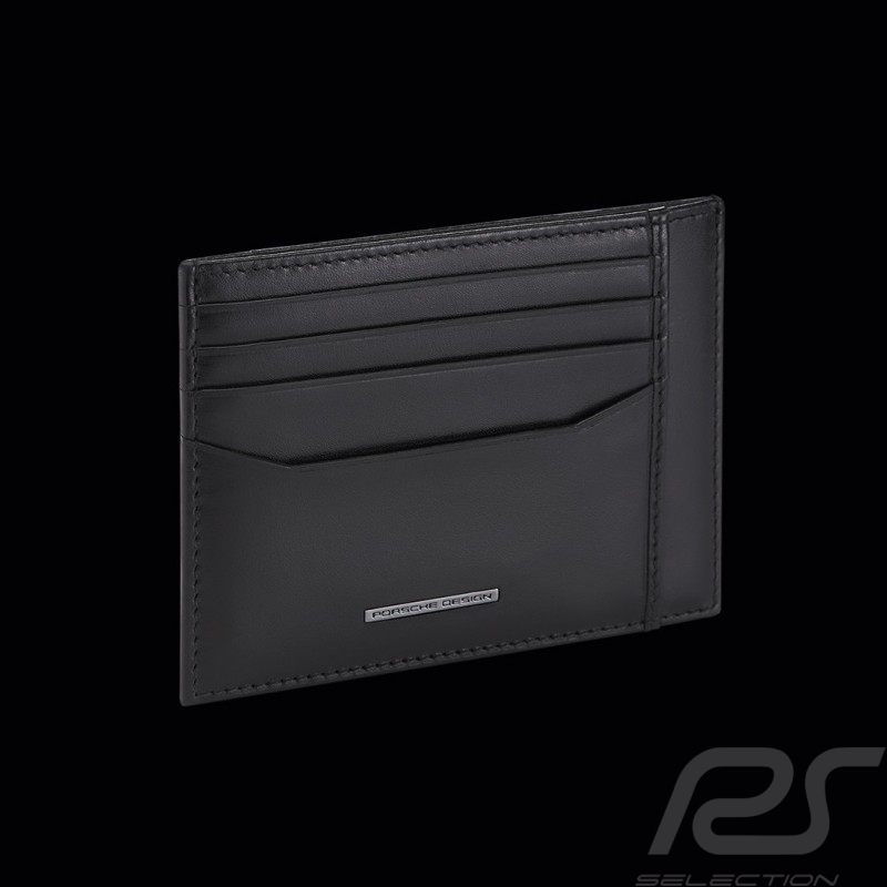 Portefeuille Porsche Design Porte-cartes Cuir Noir Classic Cardholder 4 4056487001302